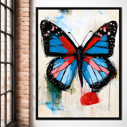 Vibrant Ascent of the Painted Wing - NicheCanvas