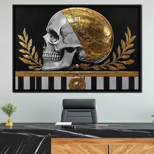 Golden Echoes of Time Canvas Print