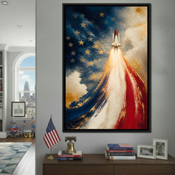 Ascending The National Spirit - NicheCanvas