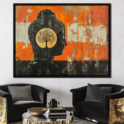 Golden Tree of Enlightenment - NicheCanvas