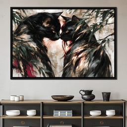 Quiet Moments Shared Between Shadows - NicheCanvas