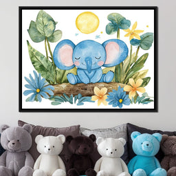 Elephant Dreams in Bloom - NicheCanvas