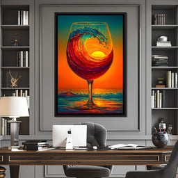 Sunlit Wave Enchantment - NicheCanvas