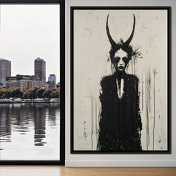 Veiled Presence of Shadows - NicheCanvas