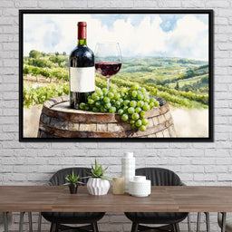 Vineyard Landscape - NicheCanvas