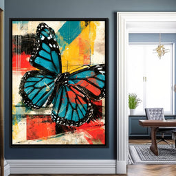 Fragmented Flight Of The Radiant Monarch - NicheCanvas