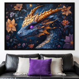 Celestial Dragon's Radiance - NicheCanvas