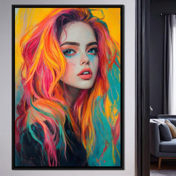 Radiant Tresses Luminous Allure - NicheCanvas