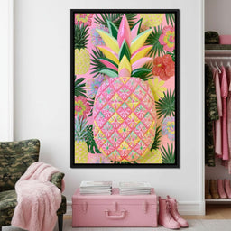 Tropical Solstice Island Pineapple - NicheCanvas