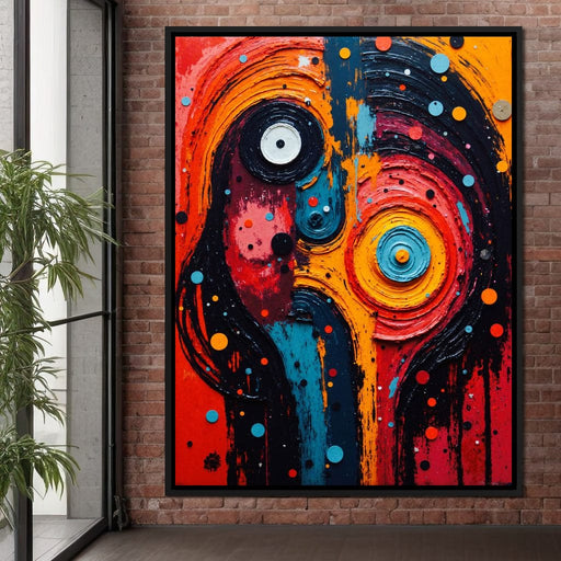 Colorful Modern Art 068 - Johanjjf Canvas Print