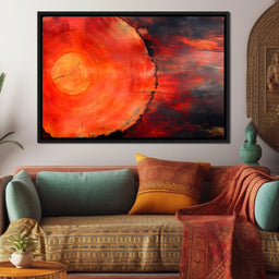 Fiery Echoes of Time - NicheCanvas