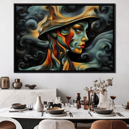 The Swirl of Thought - TooplesArt - NicheCanvas