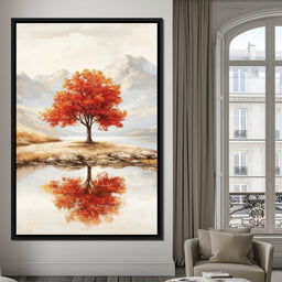 Reflections of Autumn - NicheCanvas