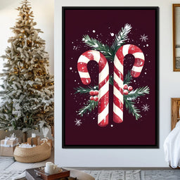 Candy Cane Christmas Treat - NicheCanvas