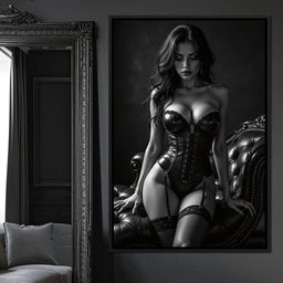 Obsidienne Noir - The Velvet Eclipse - Johanjjf - NicheCanvas