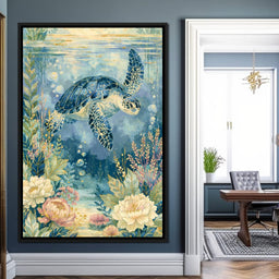 Silent Passage Through The Deep Sea - NicheCanvas