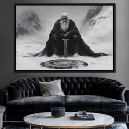 Ancient Nordic Vigilance - NicheCanvas