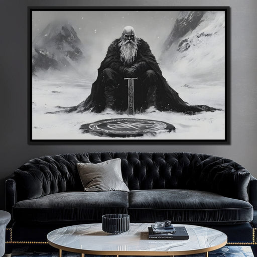 Ancient Nordic Vigilance Canvas Print