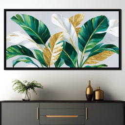 Gold Leaf Botanical Palmdream - NicheCanvas