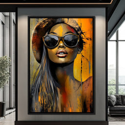 Golden Glamour Radiance - NicheCanvas