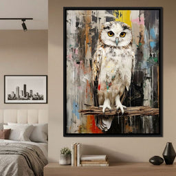 Owls Mystic Gaze - NicheCanvas