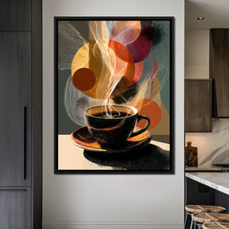 Morning Brew Abstract Fusion - NicheCanvas