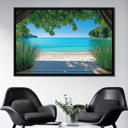 Tropical Tranquil Escape - NicheCanvas