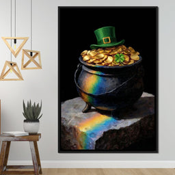 Leprechaun Gold Pot Luck - NicheCanvas