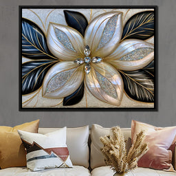 Pearl Petal Diadem - TooplesArt - NicheCanvas