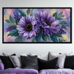 Lavender Blooms Radiance - NicheCanvas