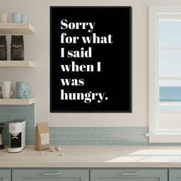 Apology Before Snacks Take Over - NicheCanvas