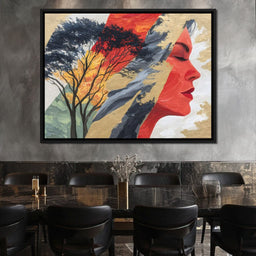 Tree of Vibrant Reflections - NicheCanvas