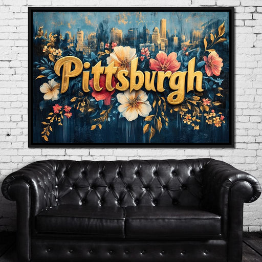 Pittsburgh Flowers Canvas Print