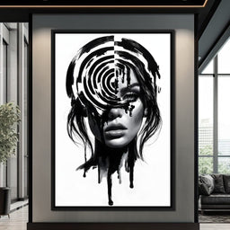 Liquid Thoughts Dissolving Into Form - NicheCanvas