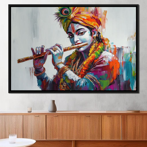 Hindi Harmonic Colors of Devotion Canvas Print