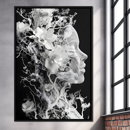 Floral Interlaced Reverie - NicheCanvas