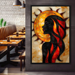 Solar Siren of the Flames - NicheCanvas