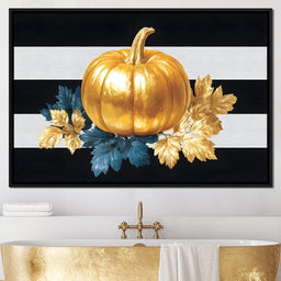 Golden Pumpkin Luxe Harvest - NicheCanvas