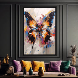 Psychedelic Lepidoptera - NicheCanvas