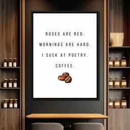 Morning Ode to Caffeine Humor - NicheCanvas