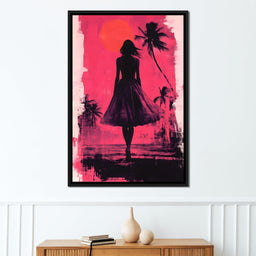 Sunset Silhouette - NicheCanvas