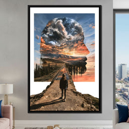 Where The Mind Travels Toward Home - NicheCanvas