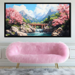 Bridge Over Tranquil Waters - NicheCanvas