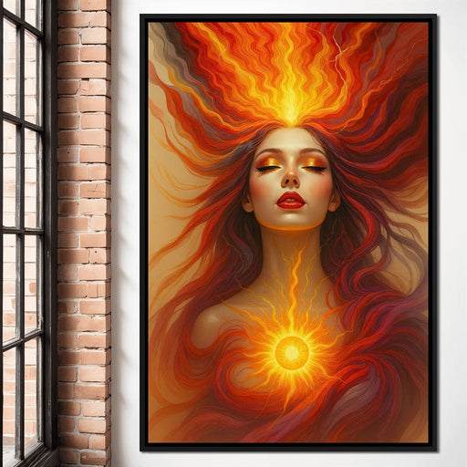 Inner Fire - TooplesArt Canvas Print