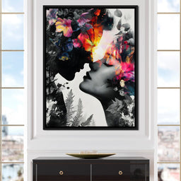 Floral Kiss of Dawnfire - NicheCanvas