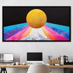 Golden Horizon Radiance - NicheCanvas