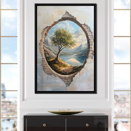 Panoramic Tranquility Portal - NicheCanvas