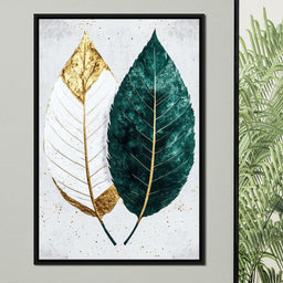 Golden Elegance Nature Duo - NicheCanvas