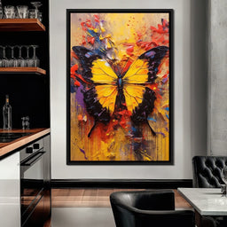 Colorburst Moths - NicheCanvas