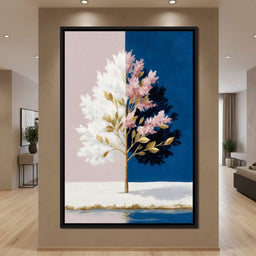 Dual Seasons Golden Blossom - NicheCanvas